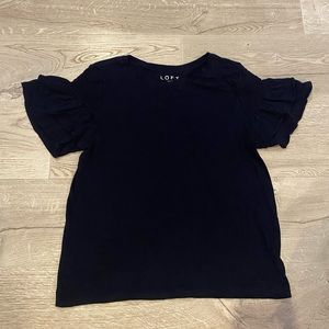 Loft Ruffle Sleeved Top